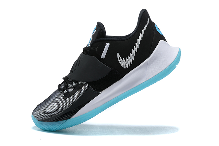 2020 Men Nike Kyrie 3 Low Black White Shoes